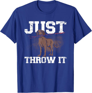Just Throw It T-Shirt - T-Shirt | Royal