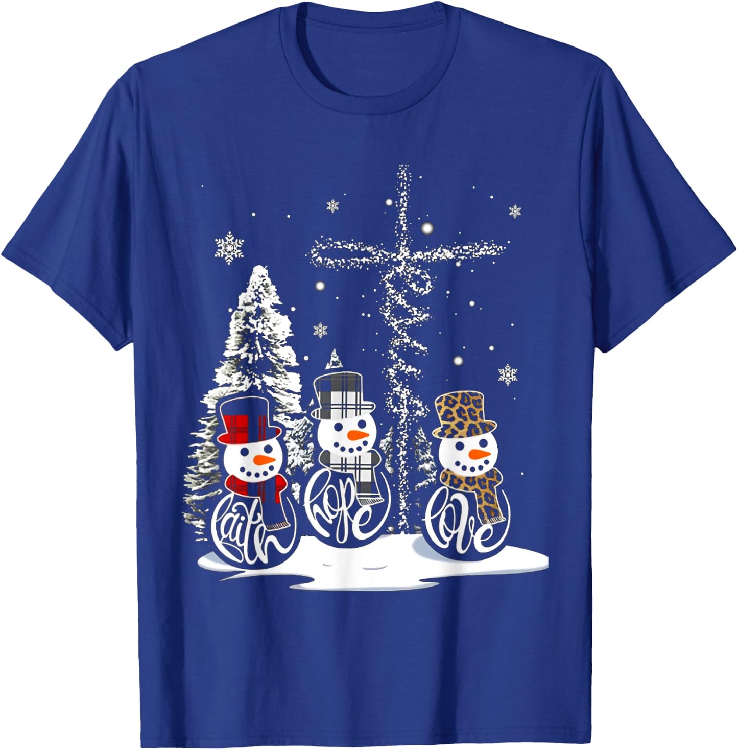 Christmas starts with Christ - faith hope love T-Shirt - T-Shirt | Royal