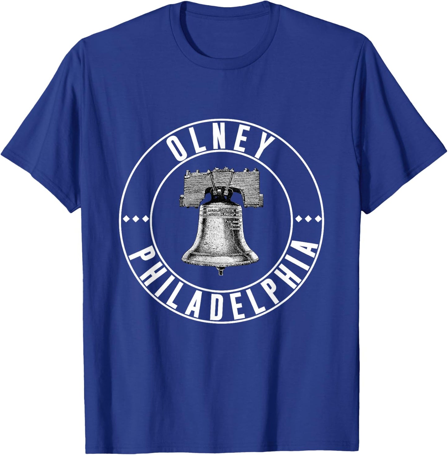 Olney Philly Neighborhood Philadelphia Liberty Bell T-Shirt - T-Shirt | Royal