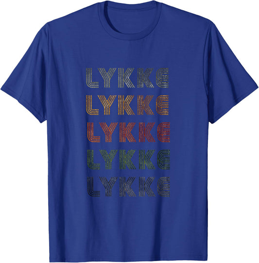 Love Heart Lykke Grunge Vintage Style Black Lykke T-Shirt - T-Shirt | Royal