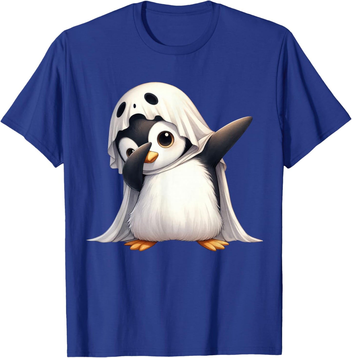 Funny Ghost Penguin Halloween Animals Penguin Lover Spooky T-Shirt - T-Shirt | Royal