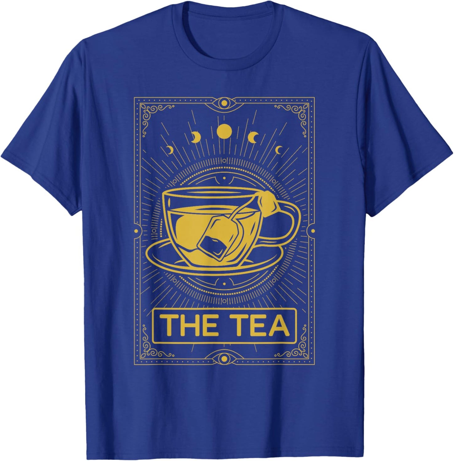 The Tea Drinker Tarot Card Reading Occult Dark Magic T-Shirt - T-Shirt | Royal