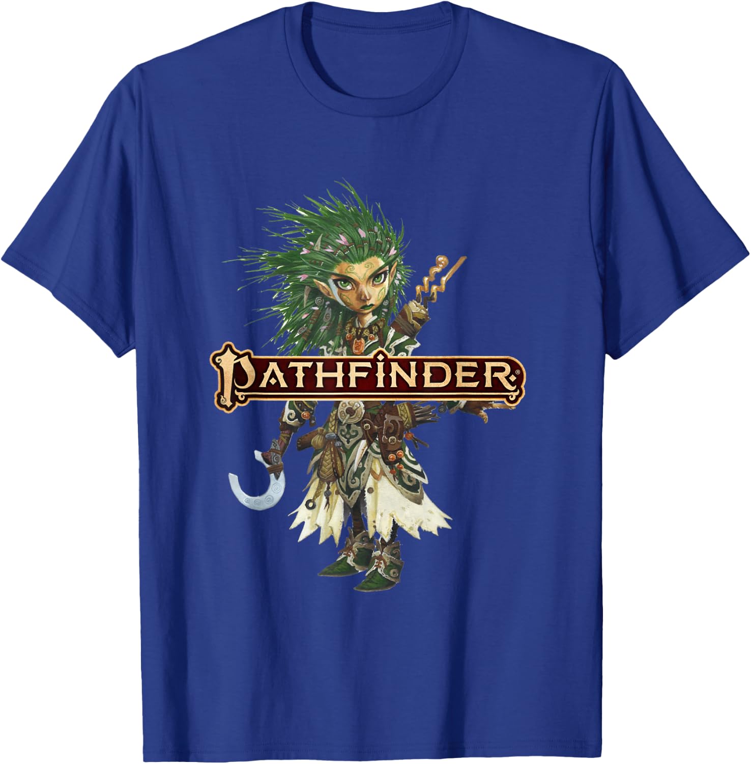 Pathfinder: Lini The Druid T-Shirt - T-Shirt | Royal