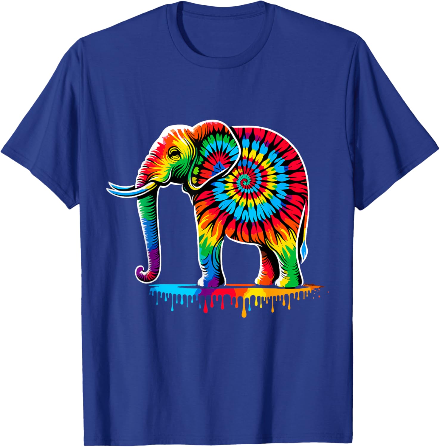 Tie-Dye Elephant T-Shirt - T-Shirt | Royal