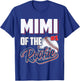 Mimi of Rookie 1 Years old Team 1st Birthday Baseball T-Shirt - T-Shirt | Royal