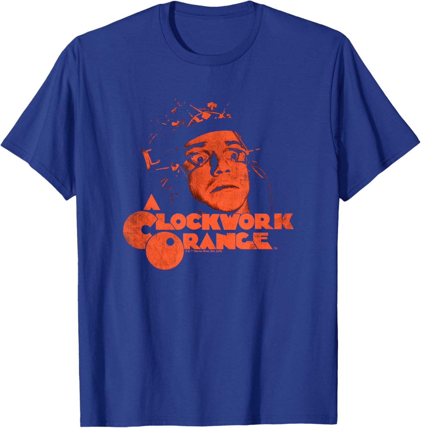 A Clockwork Orange Posterized Alex Face , Small, Black T-Shirt - T-Shirt | Royal