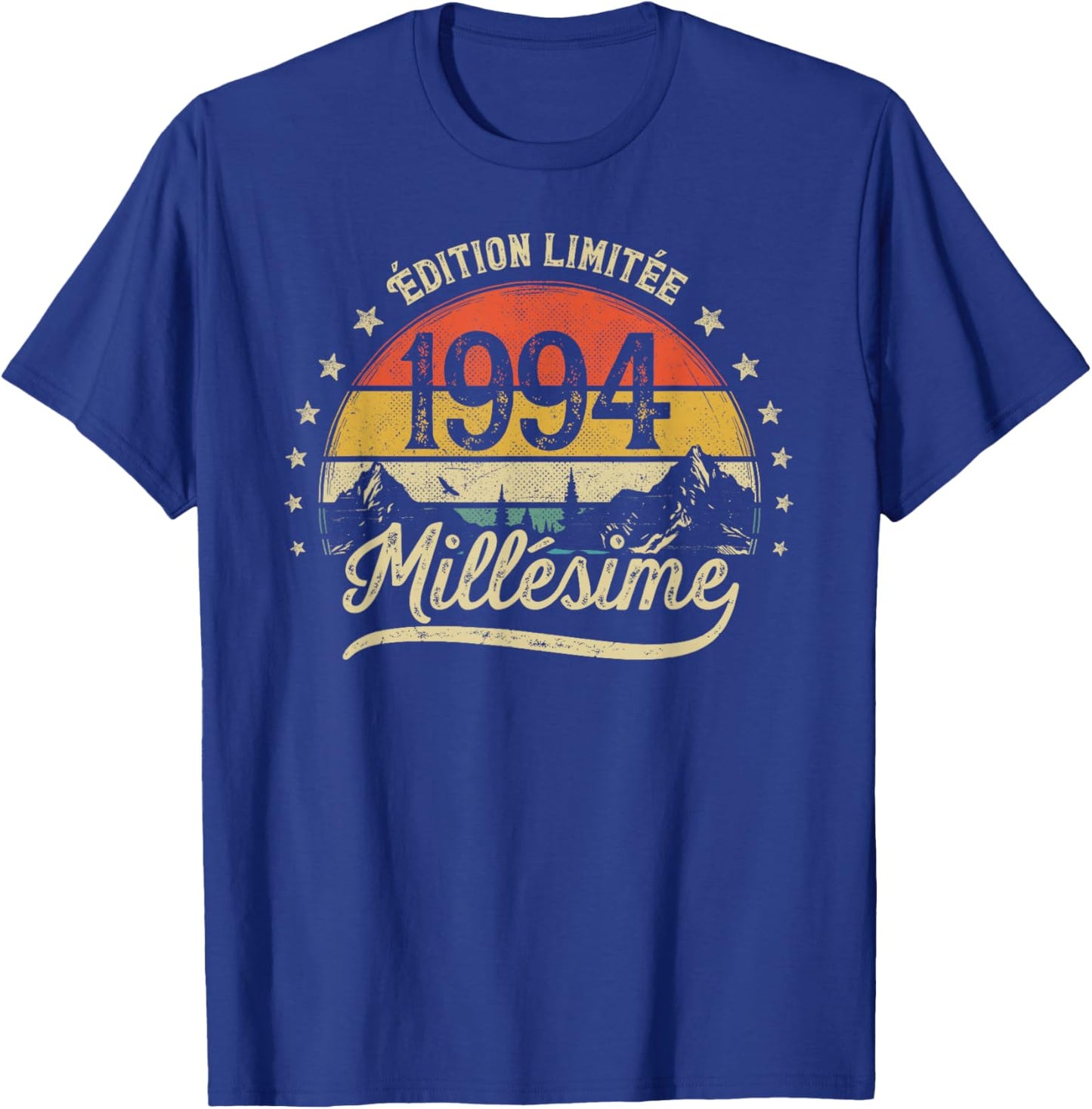 Vintage 1994 Vintage Gift Man 32 Years Birthday T-Shirt - T-Shirt | Royal