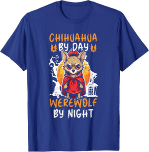Chihuahua Halloween Puppy Trick Or Treat Spooky Dog Lover T-Shirt - T-Shirt | Royal