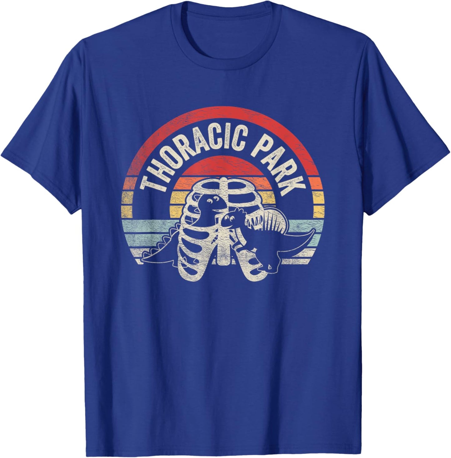 Vintage Thoracic Park Shirt Funny Nurse Musculoskeletal T-Shirt - T-Shirt | Royal