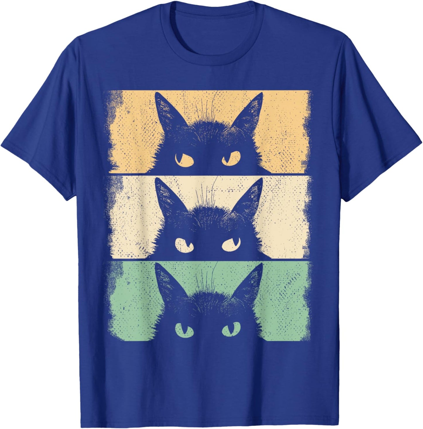 Cat Lover, Grumpy Black Kitten, Cat Mom, Cat Dad T-Shirt - T-Shirt | Royal