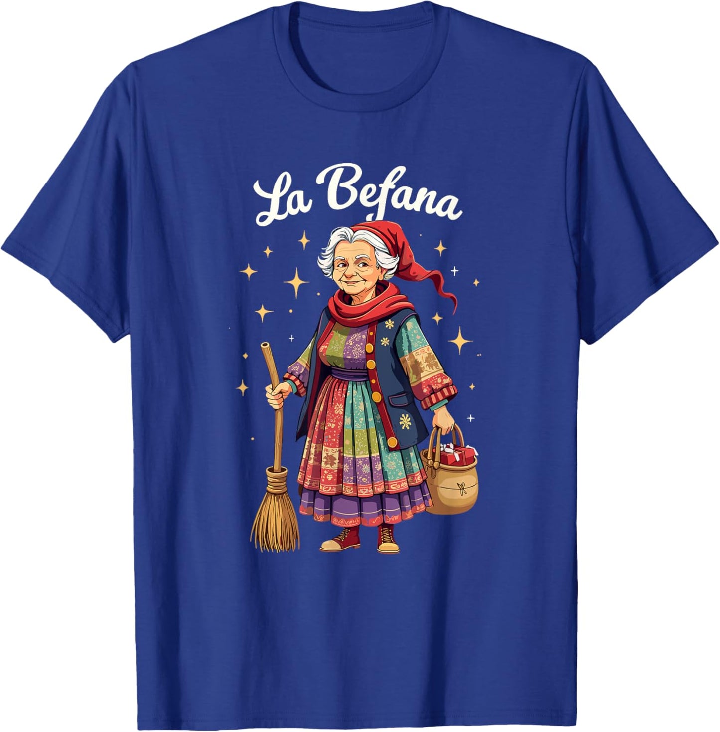 La Befana Christmas Witch Italian Xmas T-Shirt - T-Shirt | Royal