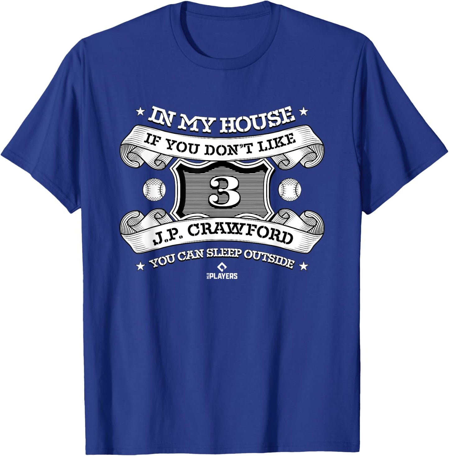 In My House J.P. Crawford T-Shirt - T-Shirt | Royal