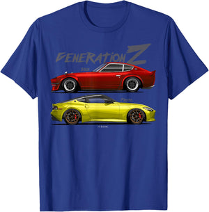 280z Sports Car T-Shirt - T-Shirt | Royal