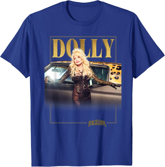 Dolly Parton Rockstar Gold T-Shirt - T-Shirt | Royal