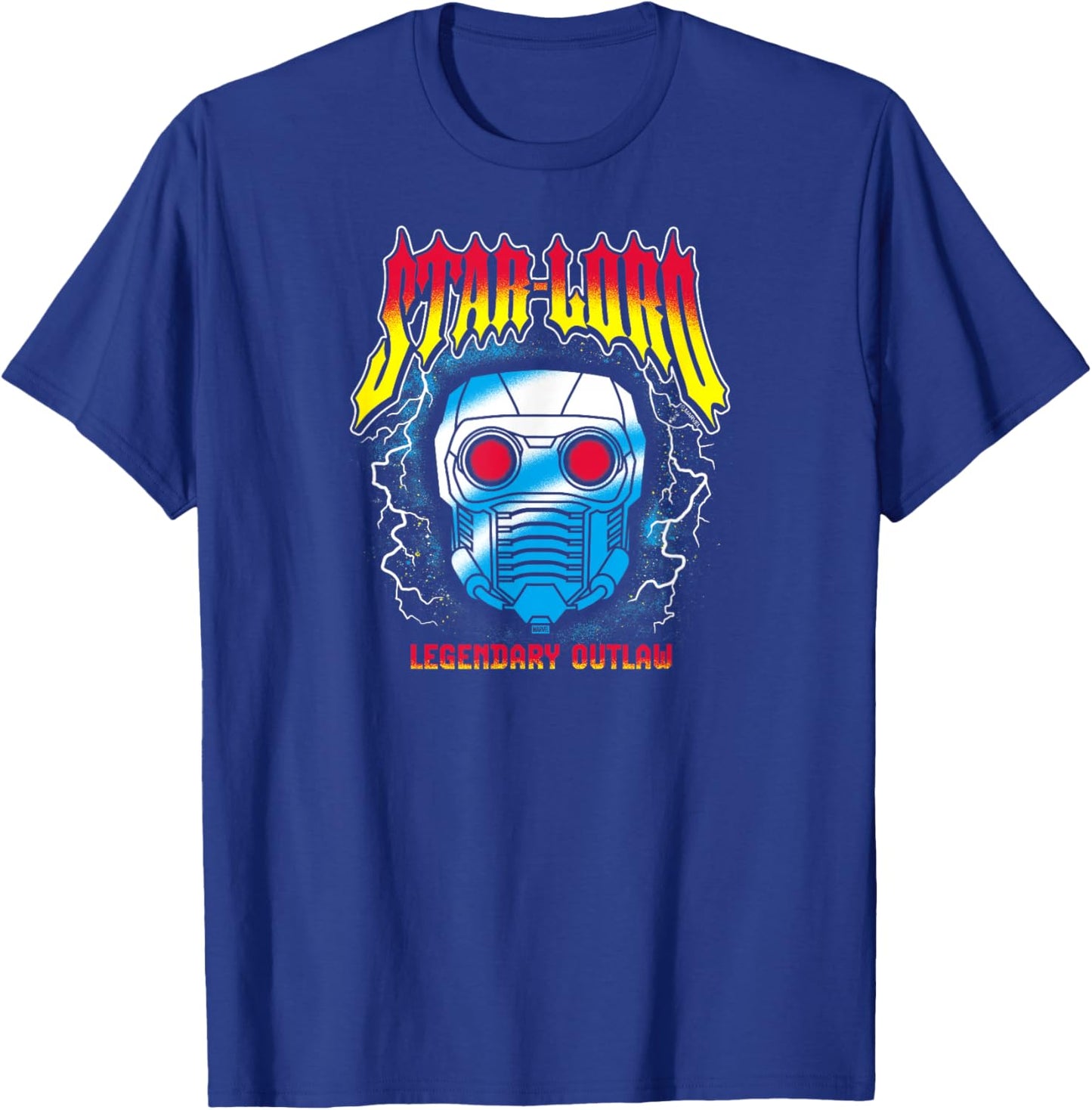 Guardians Of The Galaxy - Star Lord Metal Inspired T-Shirt - T-Shirt | Royal