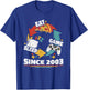 2003 Born 23rd Birthday Men Women Vintage 2003 Gamer T-Shirt - T-Shirt | Royal
