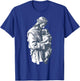 Funny Vintage Jesus Holding Cute Pug Retro 90s Christian T-Shirt - T-Shirt | Royal
