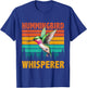 Vintage Retro Hummingbird Whisperer Funny Bird Sunglasses T-Shirt - T-Shirt | Royal