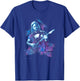 Official David Gilmour Portrait with Guitar Colorful T-Shirt - T-Shirt | Royal