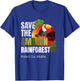 Save Amazon Rainforest Protect Wildlife Pray for Amazonas T-Shirt - T-Shirt | Royal
