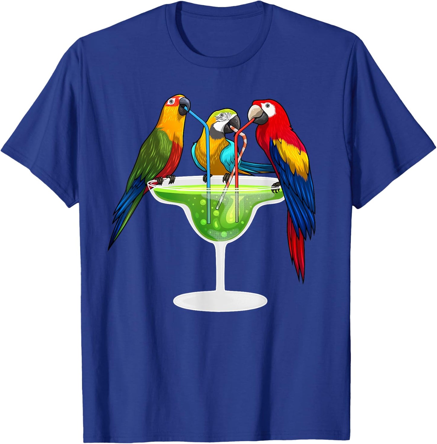 Cute Parrot Design Women Kids Pet Bird Parrot Lovers T-Shirt - T-Shirt | Royal