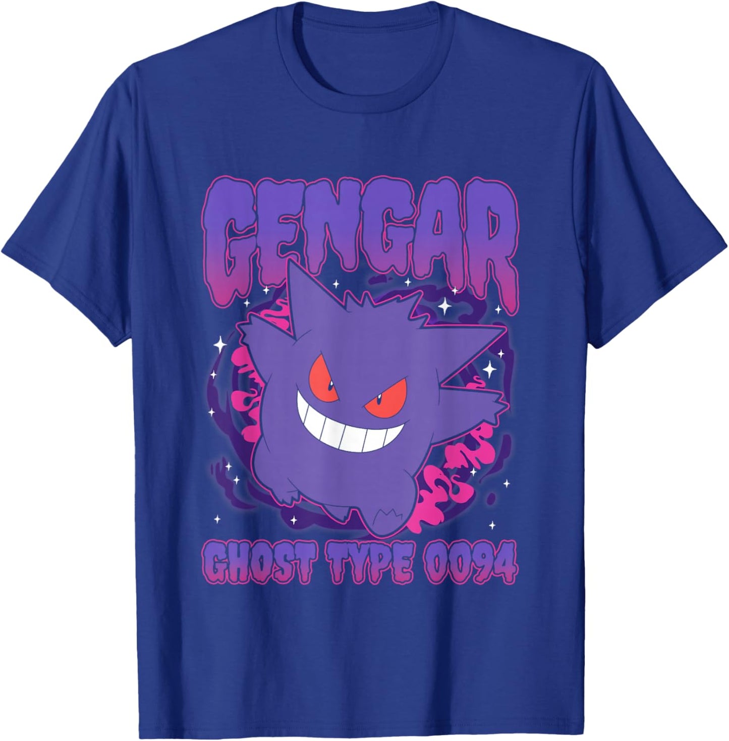 Pokémon Gengar Ghost Type 0094 Spooky Poster T-Shirt - T-Shirt | Royal