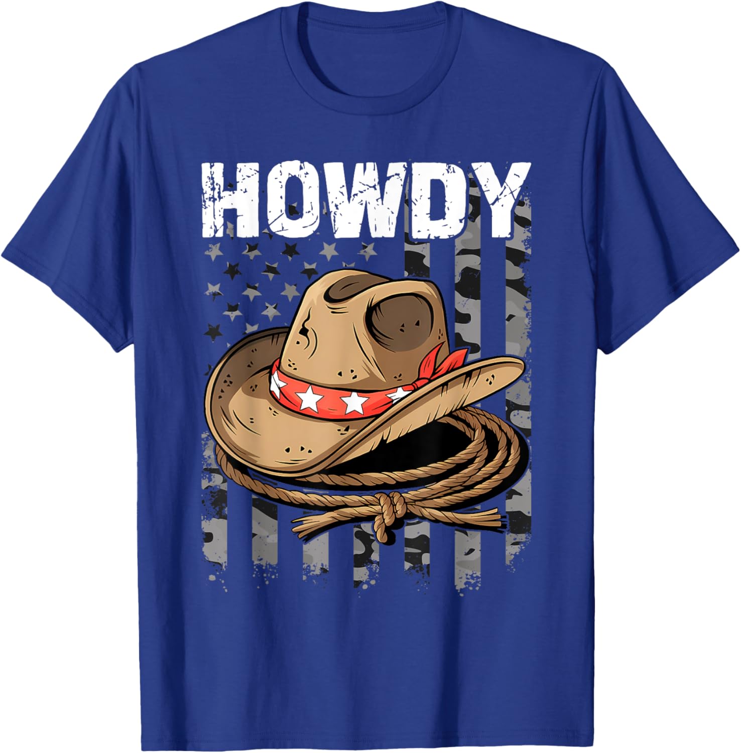 Howdy Cowboy T-Shirt - T-Shirt | Royal