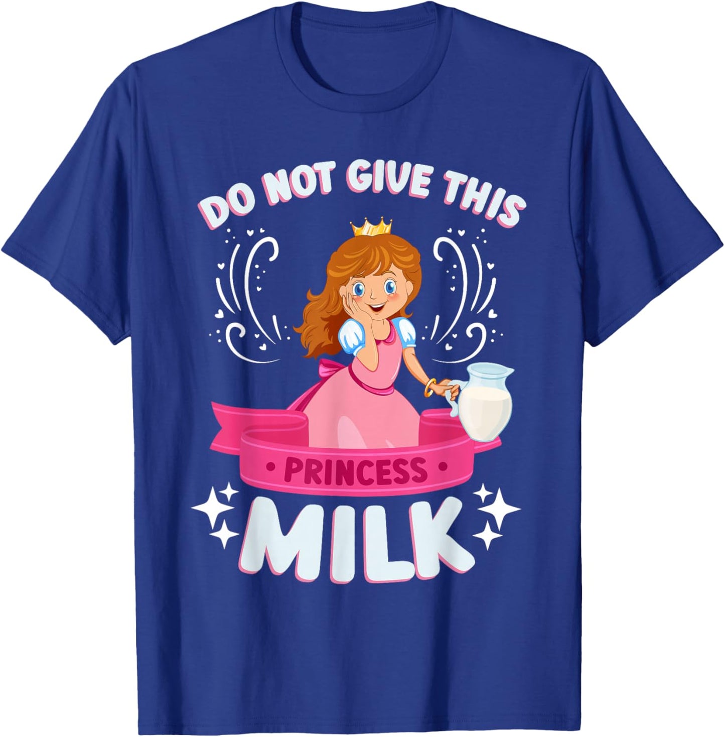 Milk Lactose Intolerant Funny T-Shirt - T-Shirt | Royal