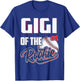 Gigi of Rookie 1 Years old Team 1st Birthday Baseball T-Shirt - T-Shirt | Royal