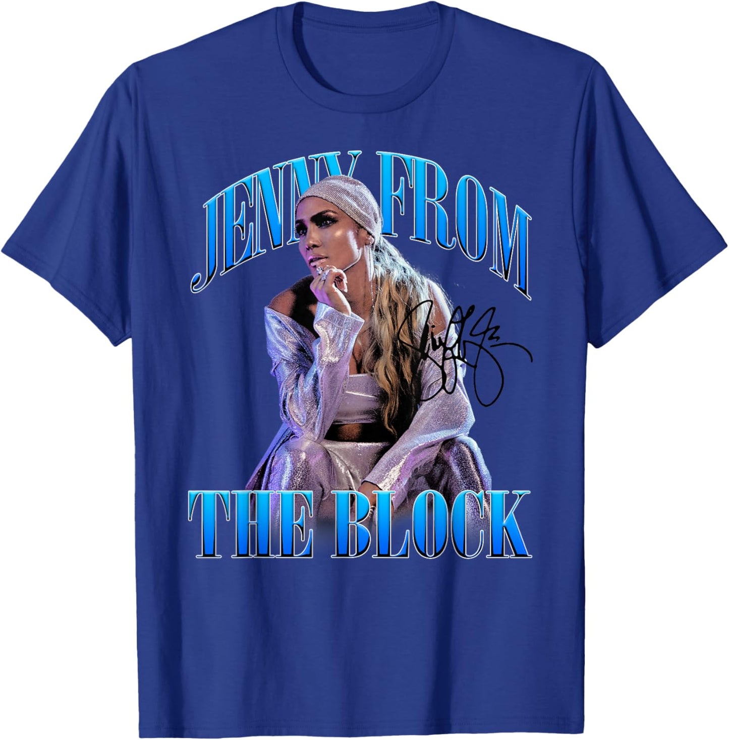 Jennifer Lopez Silver Suit T-Shirt - T-Shirt | Royal
