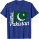 Pakistan Flag Vintage Pakistani T-Shirt - T-Shirt | Royal