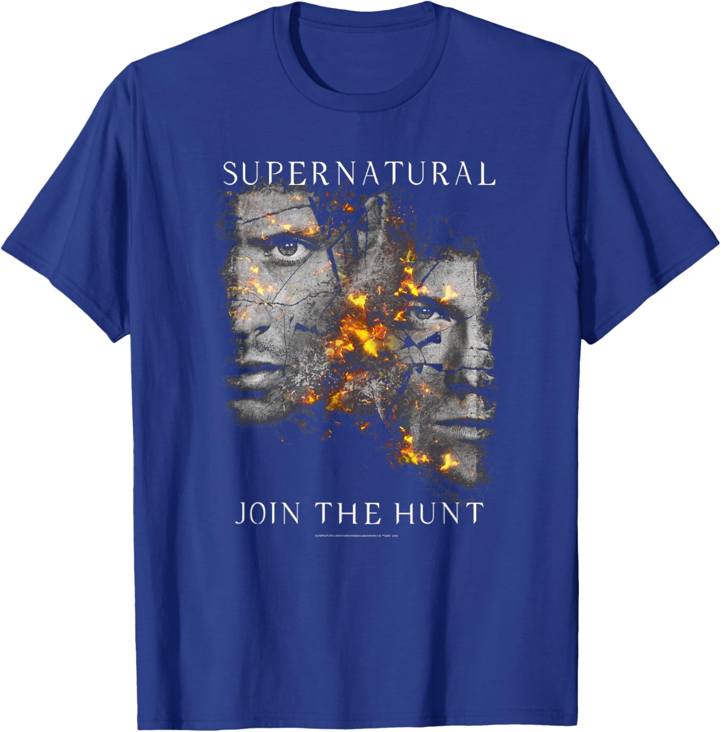 Supernatural Sam & Dean Winchester Join The Hunt Portrait T-Shirt - T-Shirt | Royal