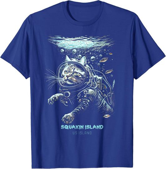 Squaxin Island US Island T-Shirt - T-Shirt | Royal
