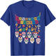 Dia De Los Muertos Sugar Skull Celebration Art Love T-Shirt - T-Shirt | Royal