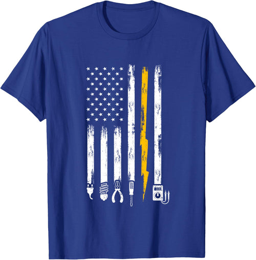 Electrician US Flag Tools for Electricians