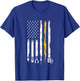Electrician US Flag Tools for Electricians T-Shirt - T-Shirt | Royal