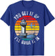 Air Traffic Controller You Get It Up I Guide Airplane Pilot T-Shirt - T-Shirt | Royal
