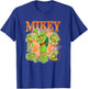 Teenage Mutant Ninja Turtles Mikey 90's Retro Collage Logo T-Shirt - T-Shirt | Royal