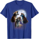 3 Leopards Howling At The Moon Funny Leopard Animal Wild Cat Men Women Kids T-Shirt - T-Shirt | Royal