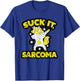 Suck It Sarcoma Cancer Fighter Survivor Quote Funny Unicorn T-Shirt - T-Shirt | Royal