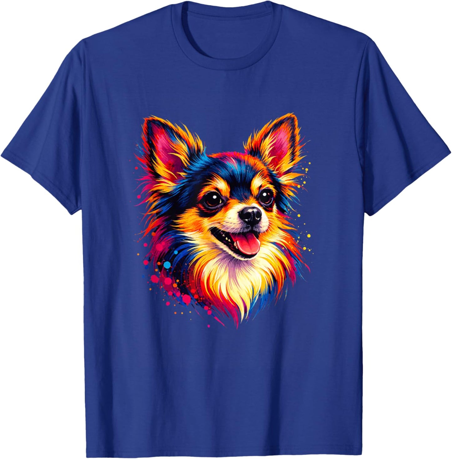 Pop Art Chihuahua Lovers Design Damen Chihuahua T-Shirt - T-Shirt | Royal