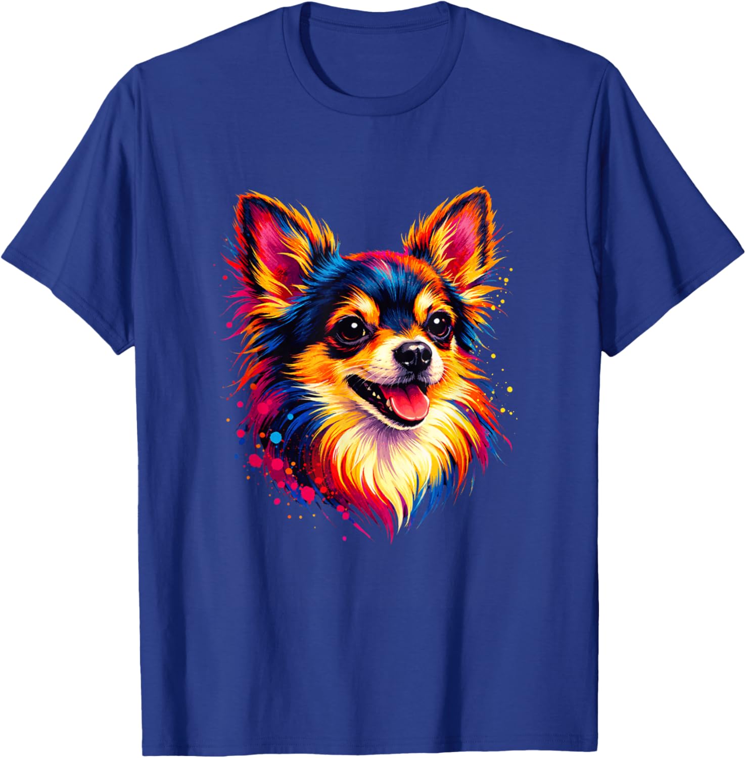 Pop Art Chihuahua Lovers Design Damen Chihuahua T-Shirt - T-Shirt | Royal