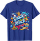 Snack Attack Funny Food Foodie Munchies Children Kids Shark T-Shirt - T-Shirt | Royal
