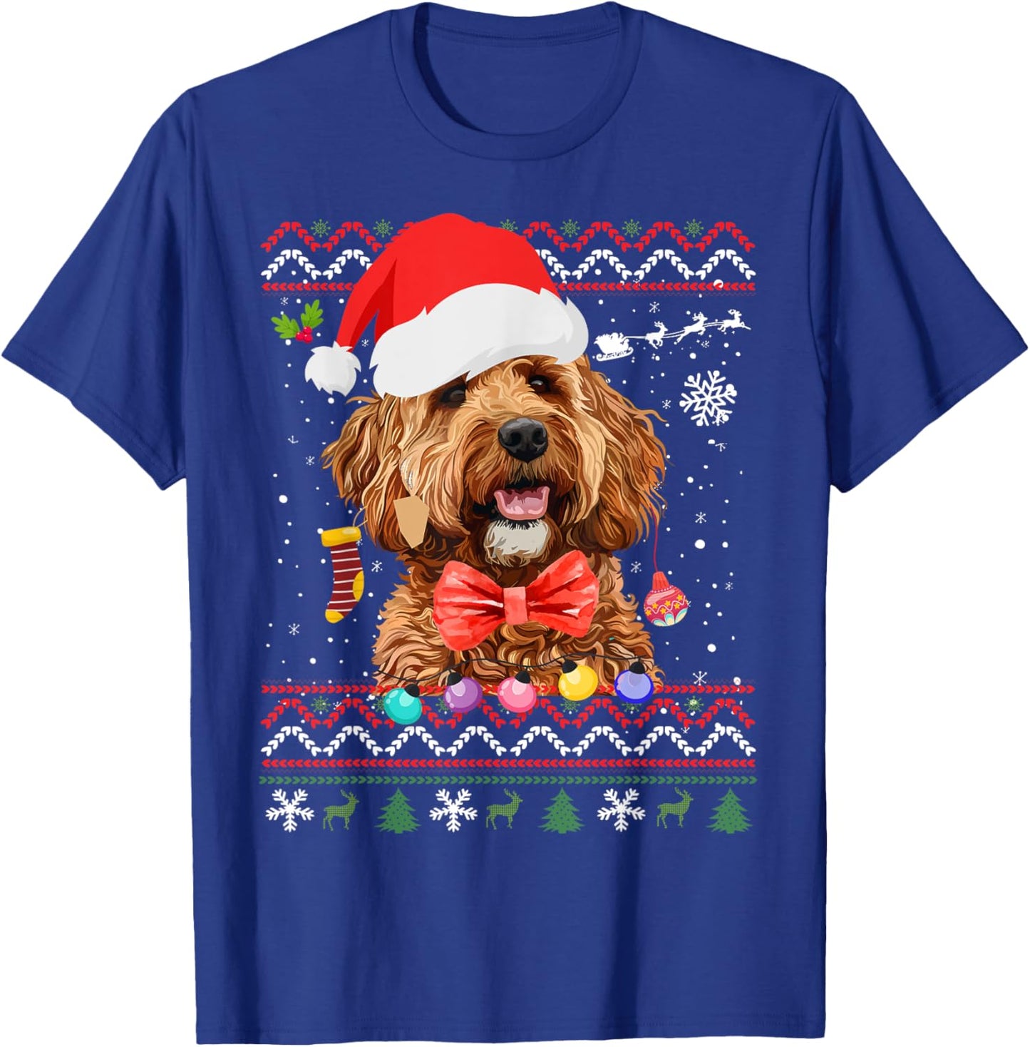 Cavapoo Christmas Outfit Idea & Christmas Cavapoo T-Shirt - T-Shirt | Royal