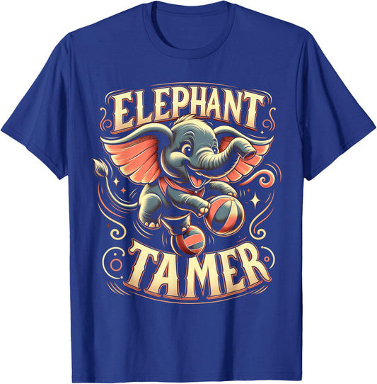 Elephant Tamer Costume - Boys Girls Circus Lover T-Shirt - T-Shirt | Royal