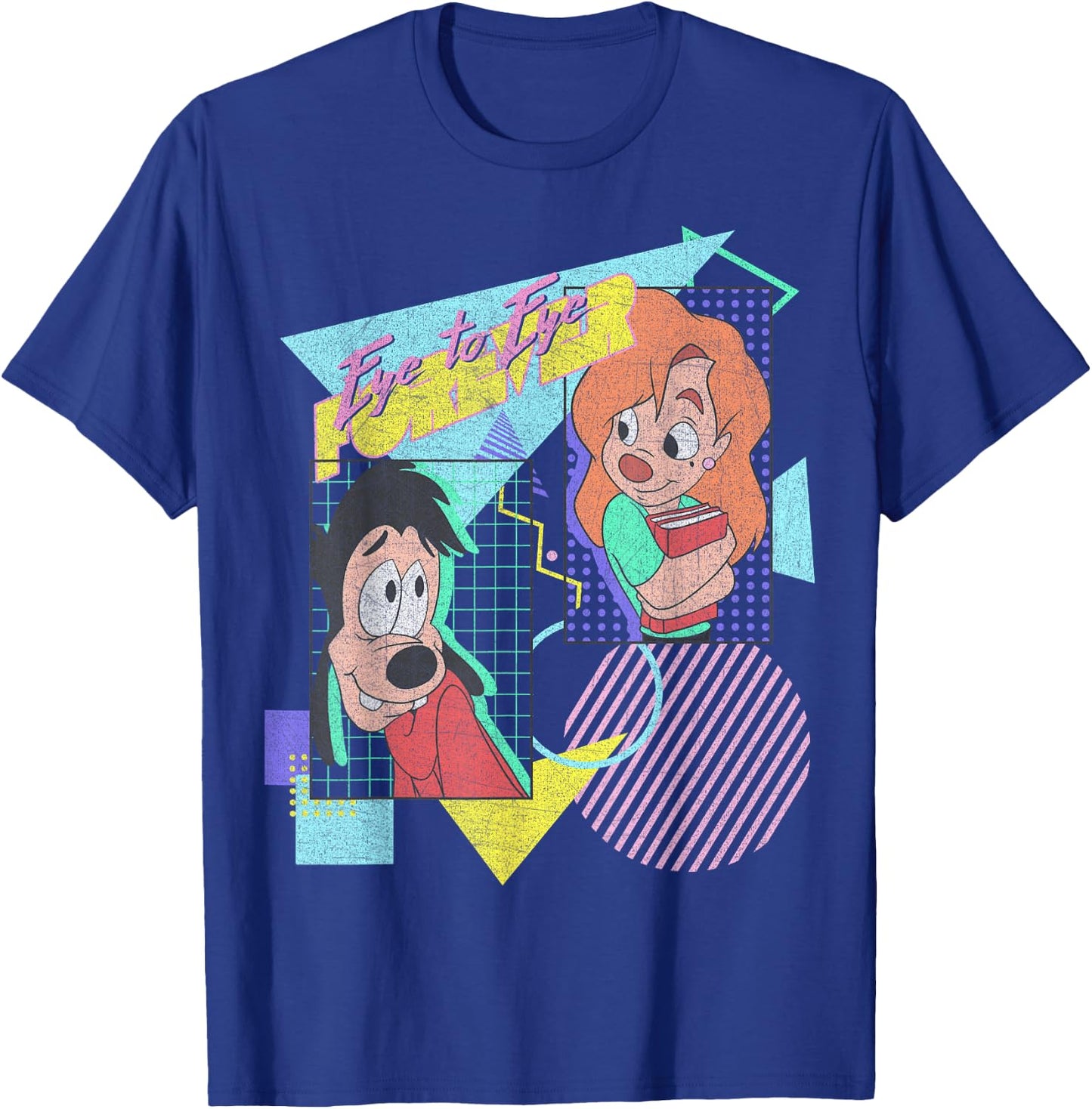 Disney A Goofy Movie Max & Roxanne Eye to Eye Forever T-Shirt - T-Shirt | Royal