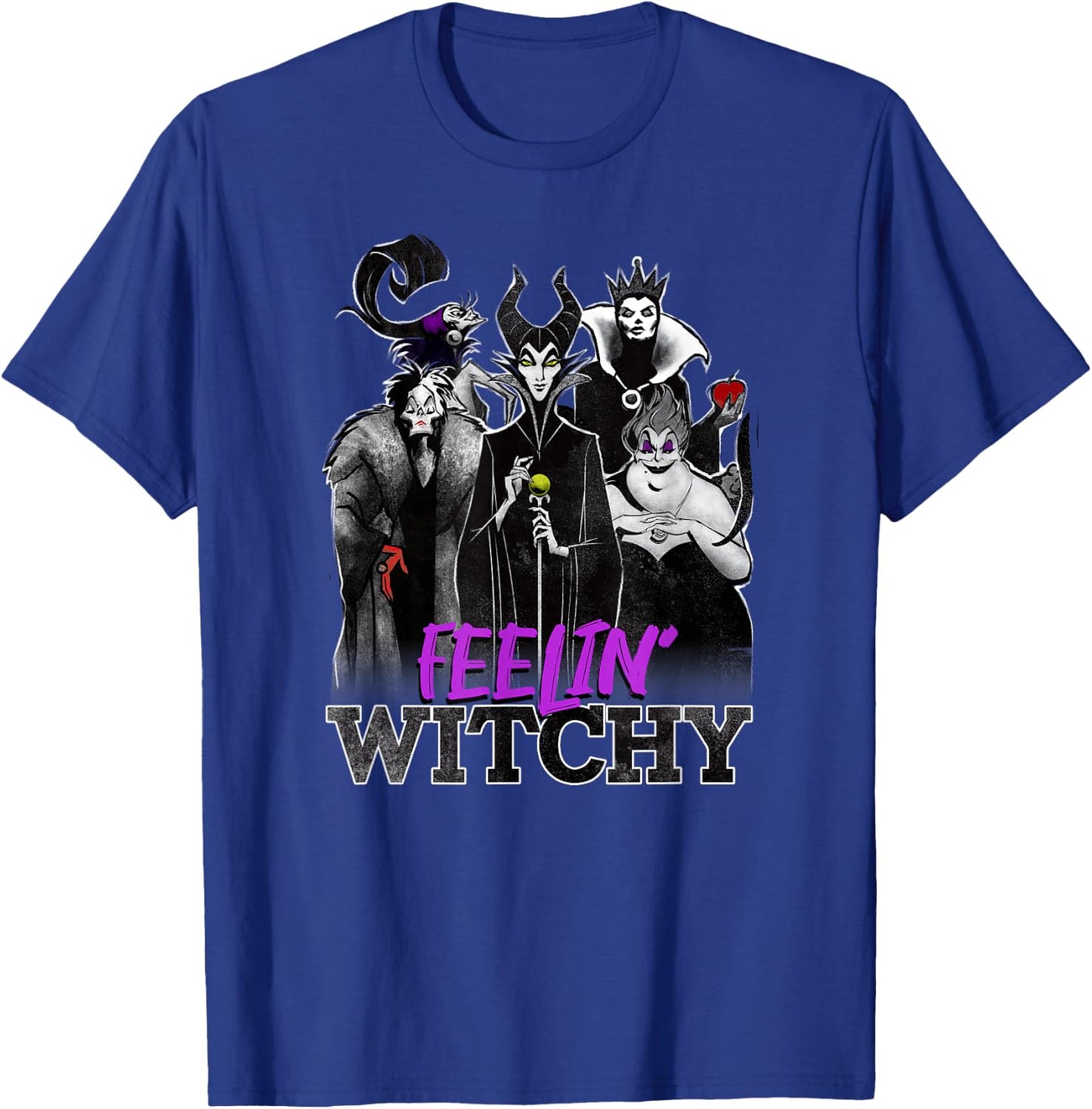 Disney Villains Halloween Feelin' Witchy Group Shot Small T-Shirt - T-Shirt | Royal