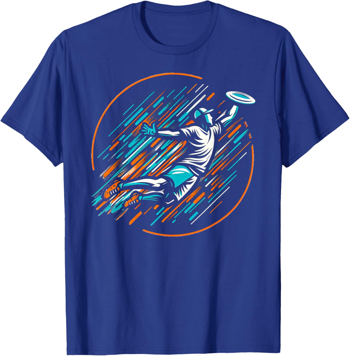 Ultimate Frisbee Enthusiast T-Shirt - T-Shirt | Royal