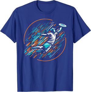 Ultimate Frisbee Enthusiast T-Shirt - T-Shirt | Royal