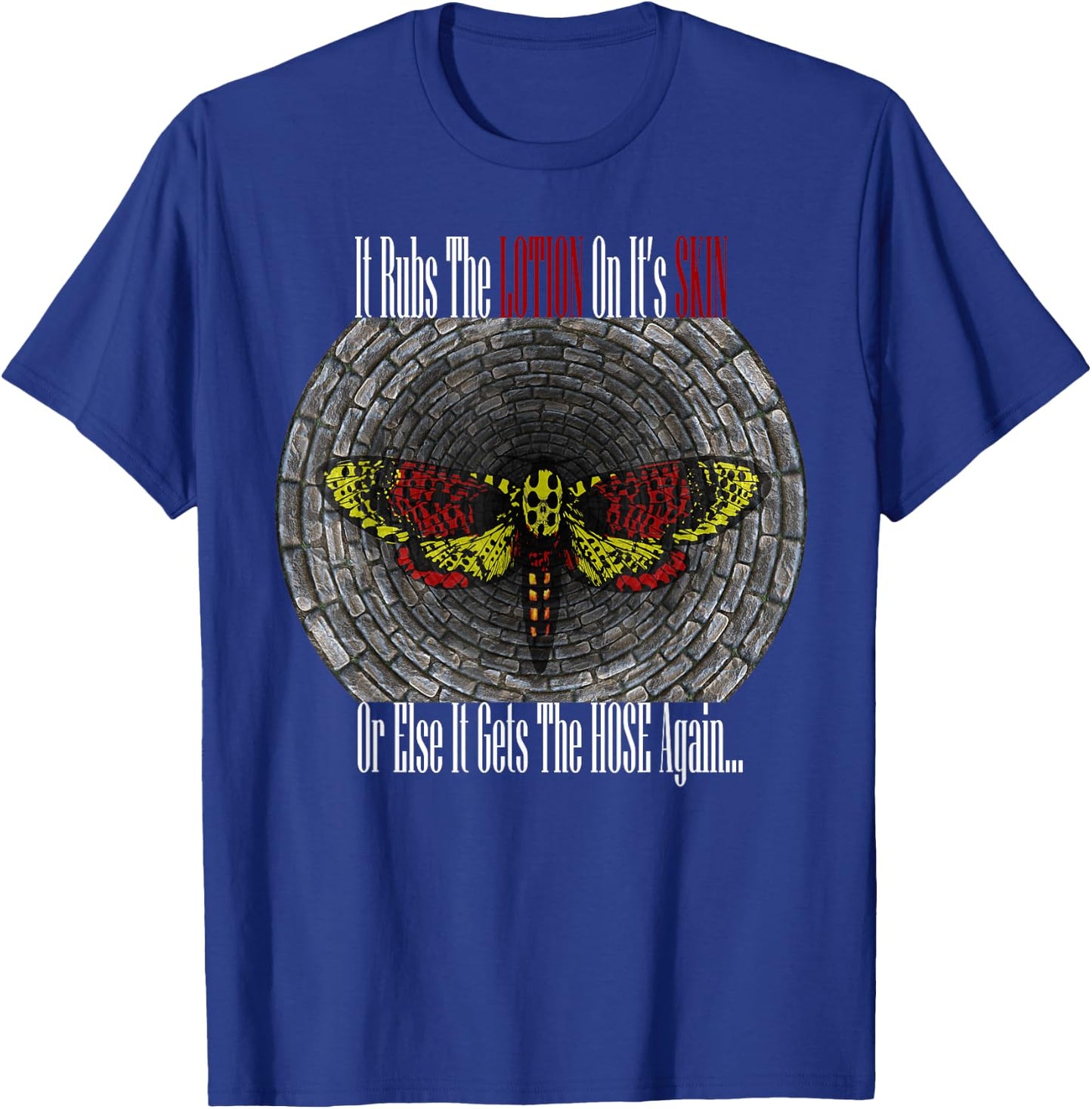 Buffalo-Bill Body Lotion Silence Lambs 355 Horror Funny T-Shirt - T-Shirt | Royal
